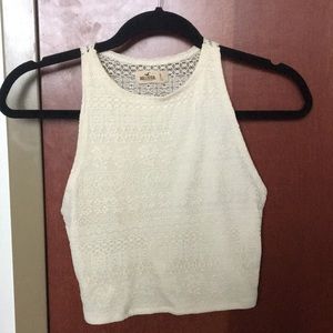 (WORN ONCE) Hollister Crop Top • Size S